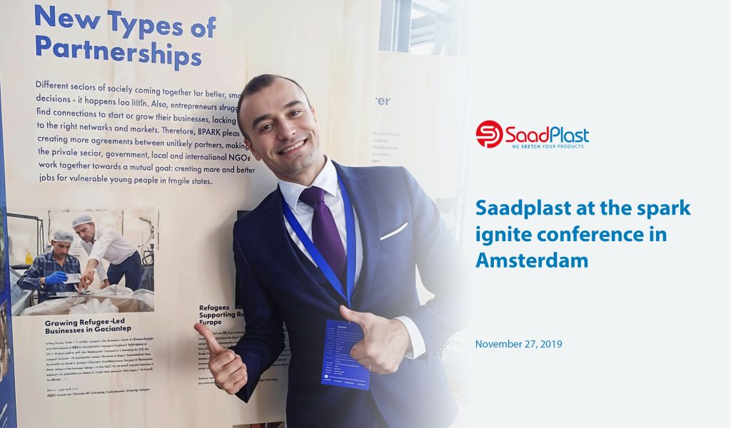 27 Kasım 2019'da, Saadplast, Hollanda'nın Amsterdam şehrinde düzenlenen Spark Ignite konferansına katılma onuruna layık görüldü.